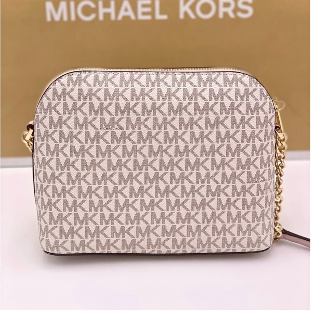 Michael Kors Dome Crossbody Vanilla Pink - Picture 10 of 11